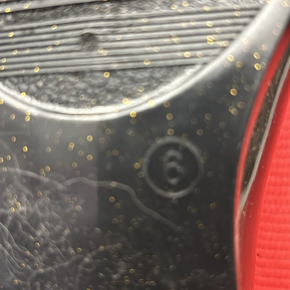 Juicy Couture Black Sparkling Rain Boots - Picture 2 of 5